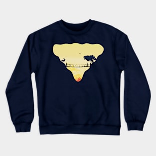 Morning Across The Bridge (Autumn) Crewneck Sweatshirt